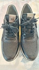 Scarpa "Nero Giardini" con lacci e cerniere nr.37 