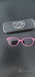 clip on magnetici da sole per occhiali bambina
