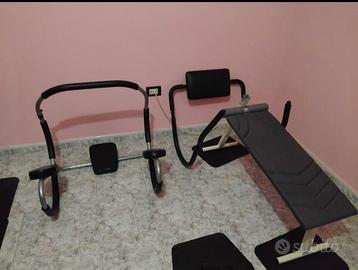Panca regolabile e due attrezzi per Addominali
