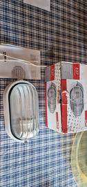 Plafoniera Ovale Sovil 702/02 E27 60W Bianca