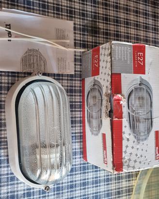Plafoniera Ovale Sovil 702/02 E27 60W Bianca