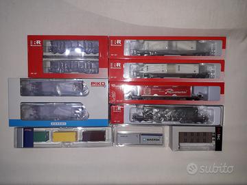 Trenino Lotto Carri Merci H0