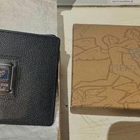 Portafoglio Uomo Nero PIERO GUIDI Nuovo