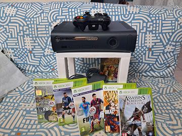 XBOX 360 con giochi e joipad