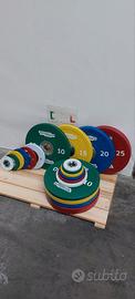 Kit Olympic Bumper Technogym da 165kg