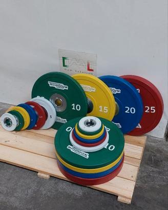 Kit Olympic Bumper Technogym da 165kg
