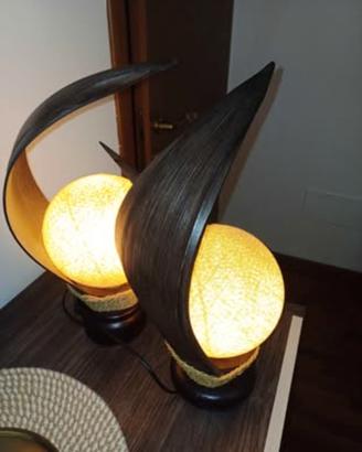 Lampada in stile etnico/zen
