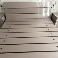 Letto matrimoniale Flou Tadao con 2 comodini Flou