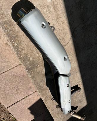 scarico v-strom Dl 650 del 2007