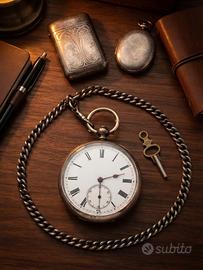 Orologio da tasca in Argento 835fine '800