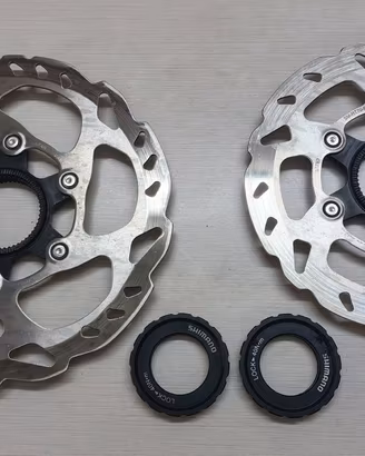 Coppia dischi Shimano SM-RT70-SS 160/140mm.