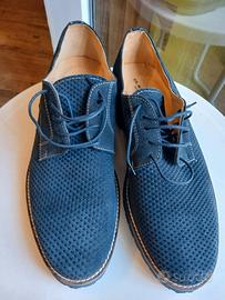 Scarpe da uomo blu Clayton nuove mis 42