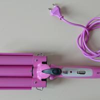 Piastra 3 tubi per capelli ondulati