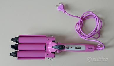 Piastra 3 tubi per capelli ondulati