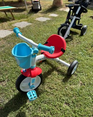 Triciclo Chicco Go Trike bambino – rosso e azzurro
