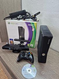 Xbox 360 slim kinect version completa boxata