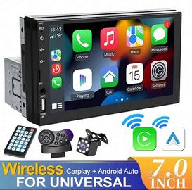 Autoradio 1 Din 7” CarPlay e android auto