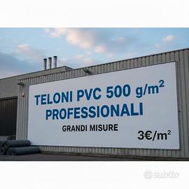Teloni PVC 500 g/m² professionali – grandi misure