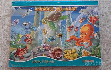 libro pop-up Animali del mare