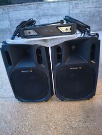 Casse Montarbo W17 P e PROEL PSW2600 (con cavi)