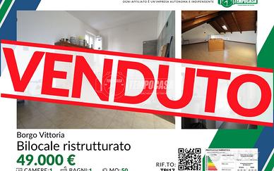 Bilocale mansardato in via Delle Trincee 17