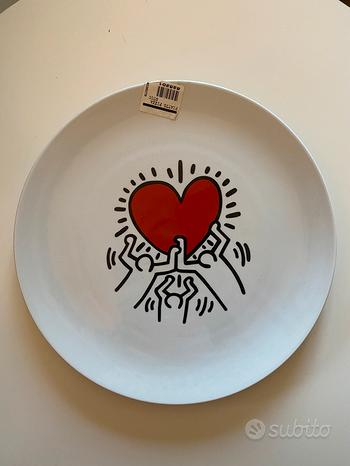 Piatti pizza Keith Haring originali anni '90