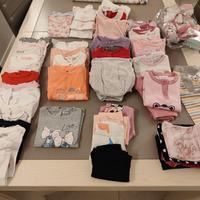 Lotto primavera neonata 9/12 mesi (74/80 cm)