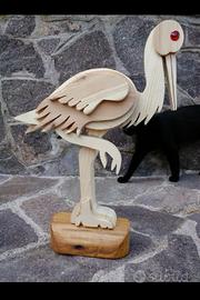 Cicogna fatta a mano 