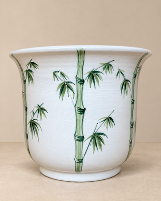Elegante vaso Ceramica di Bassano in stile Orienta