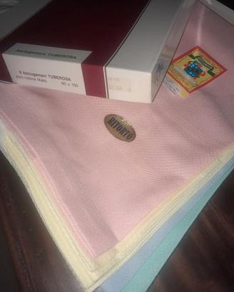 Set 6 asciugamani - Puro cotone