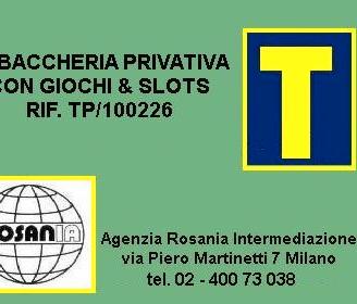Tabaccheria privativa giochi (rif. tp/100226)