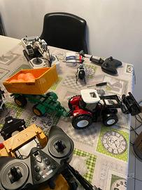 Trattore radiocomando e rimorchio