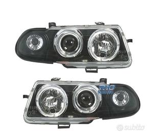 FARI OPEL ASTRA F 94-98 ANGEL EYES FONDO NERO H1-H