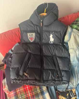 Piumino smanicato ralph lauren polo