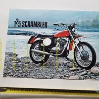 Ducati Scrambler 125 1971 depliant originale epoca