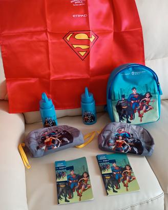 Lotto gadget Marvel e Superman – nuovi mai usati