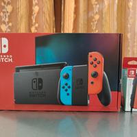 Nintendo Switch + 2 giochi + Joycon Extra