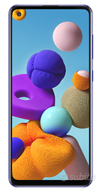 SMARTPHONE SAMSUNG GALAXY A21S 128GB DUOS BLUE ITA