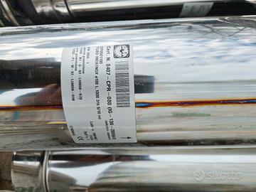 tubazioni e staffe caldaia pellet coibentata 