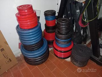 Pesi palestra e manubri