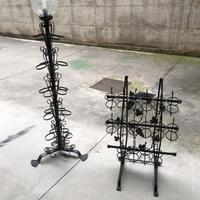 Porta bottiglie ferro battuto