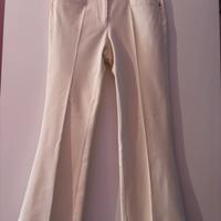 pantaloni bianco panna pennyblack