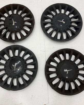 4 platto copricerchi Lancia y, ypsilon R15 ybianco