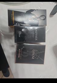 profumi One Milion, Sauvage e Black Opium