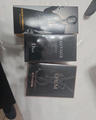 profumi One Milion, Sauvage e Black Opium