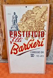 Insegna Pubblicitaria vintage Pastificio Barbieri
