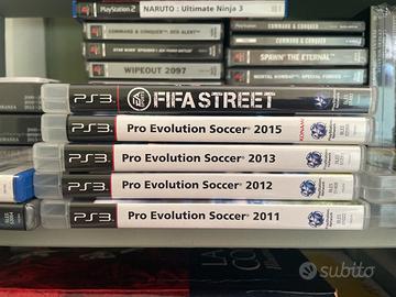 Giochi ps3 calcio fifa street pro evolution soccer