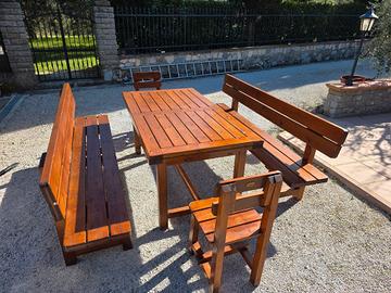 Set Giardino F.lli Aquilani - Tavolo Allungabile