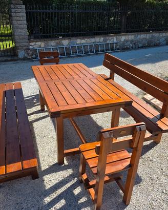 Set Giardino F.lli Aquilani - Tavolo Allungabile