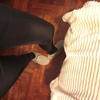 Leggings neri effetto pelle lucida🎸